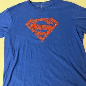 Warner Bros. Blue and Red Superman Tee